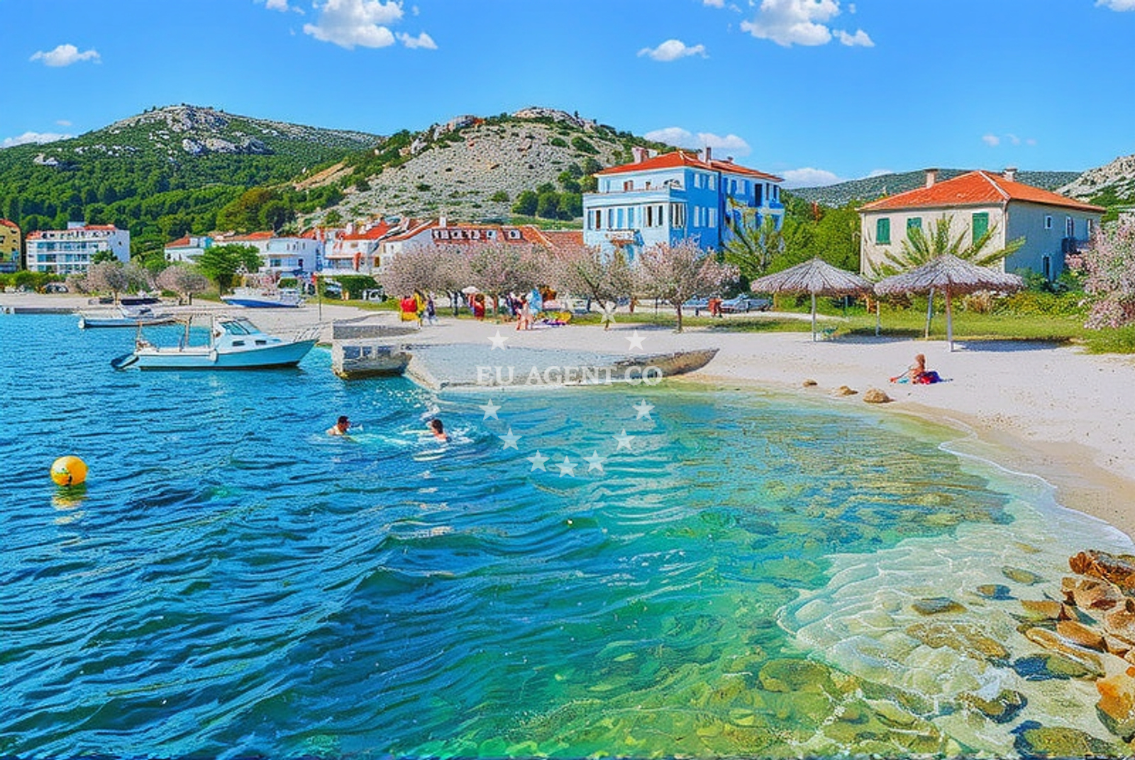 Additional view of Šašina sjever, Seget Vranjica Beach in Šašina sjever