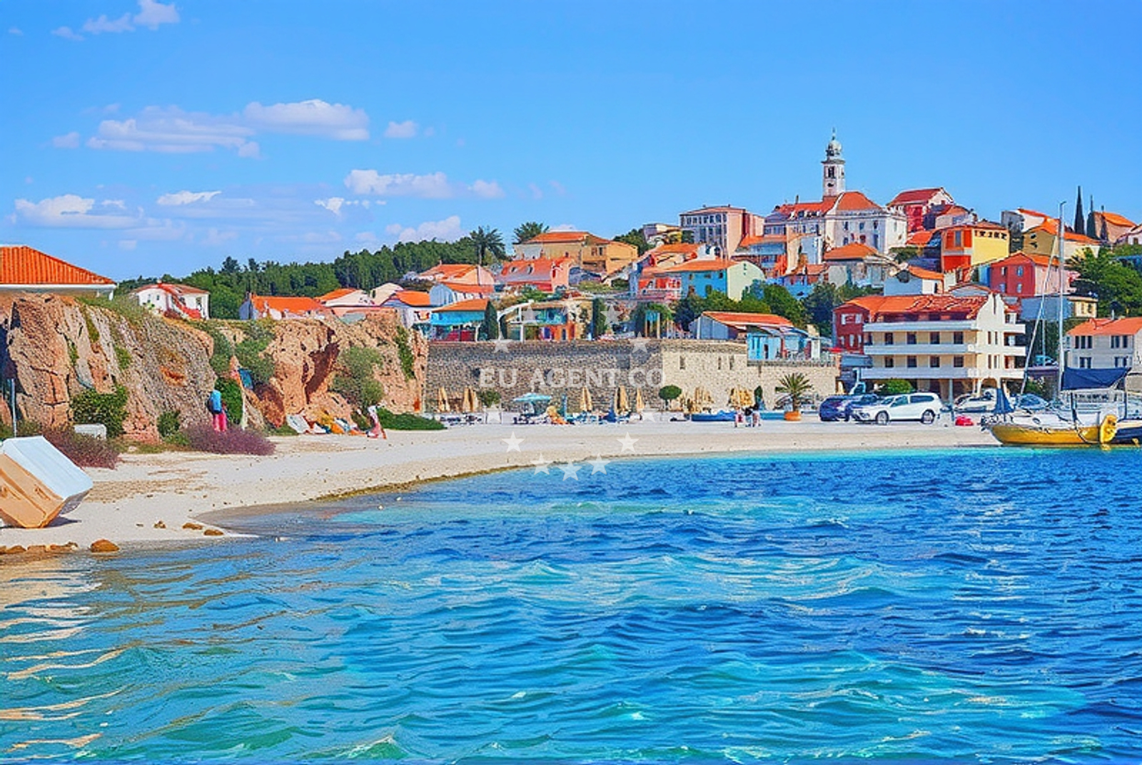 Additional view of Šašina sjever, Seget Vranjica Beach in Šašina sjever