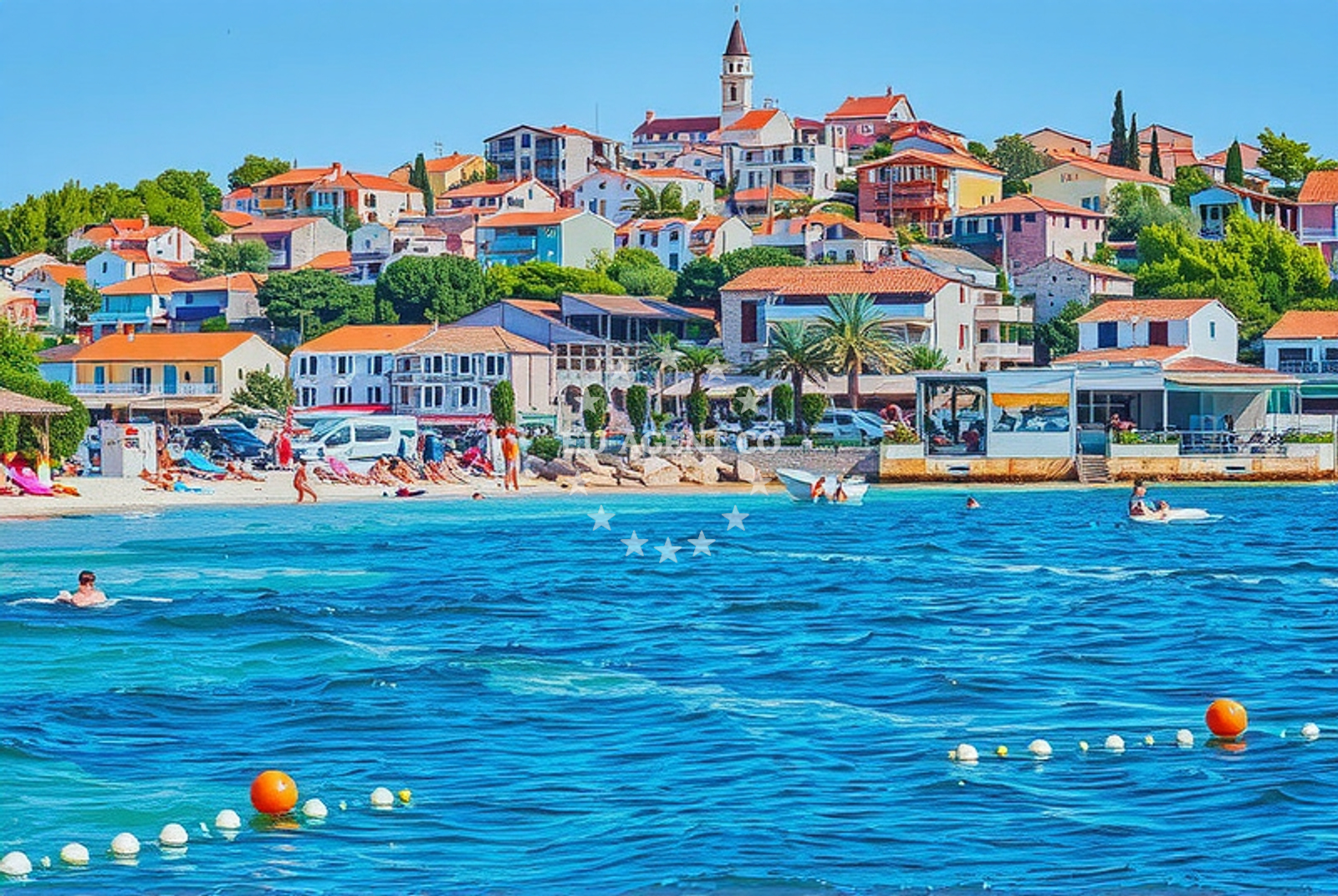 Additional view of Šašina sjever, Seget Vranjica Beach in Šašina sjever