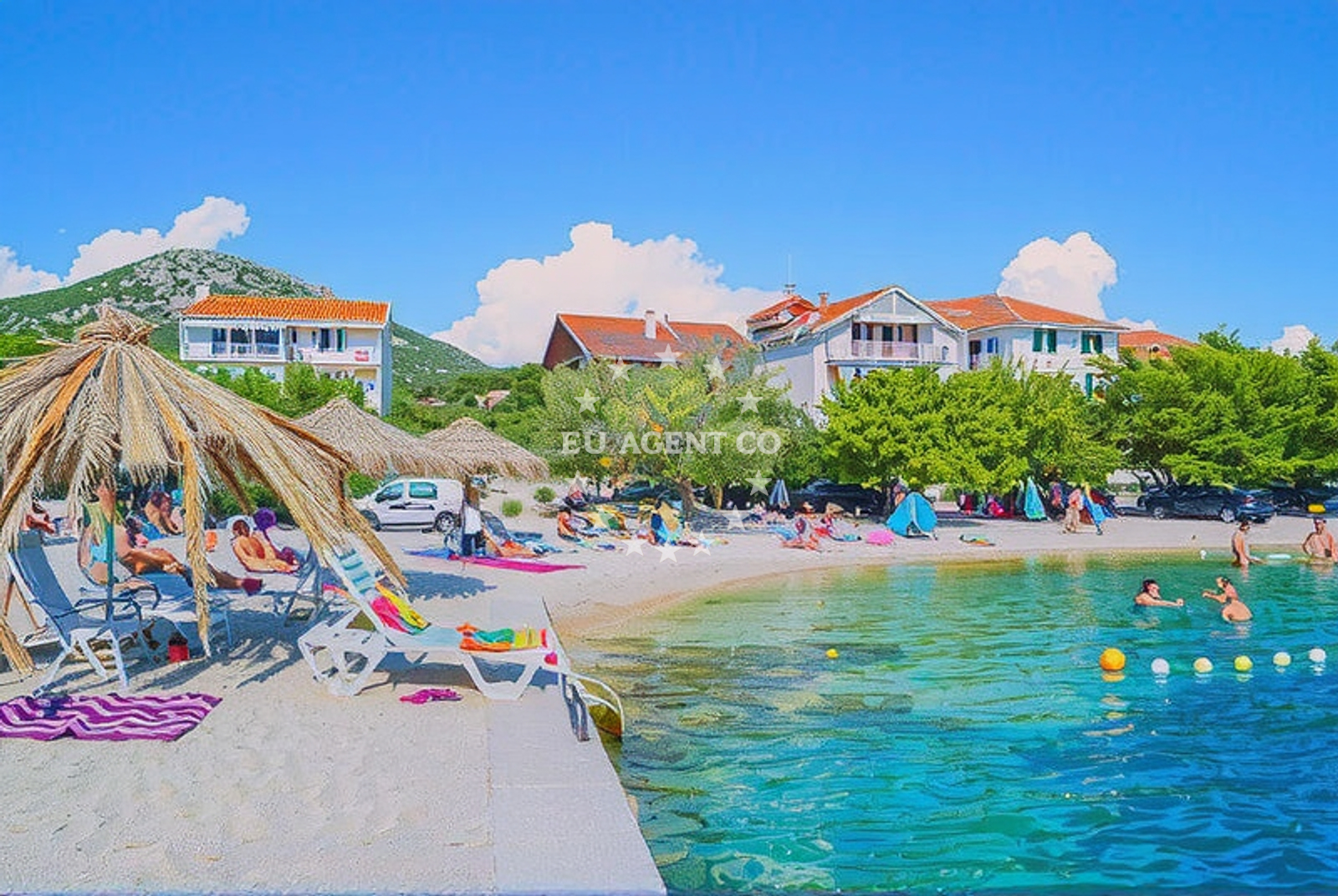 Additional view of Šašina sjever, Seget Vranjica Beach in Šašina sjever