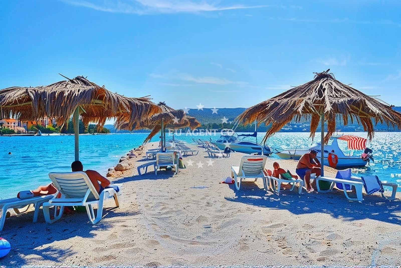 Additional view of Šašina sjever, Seget Vranjica Beach in Šašina sjever