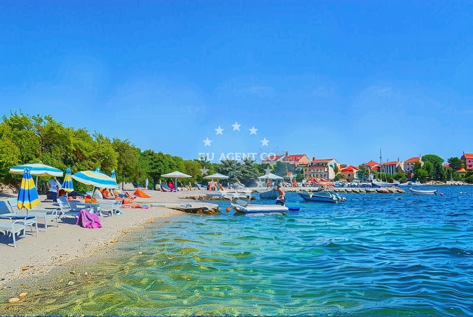 Additional view of Šašina sjever, Seget Vranjica Beach in Šašina sjever
