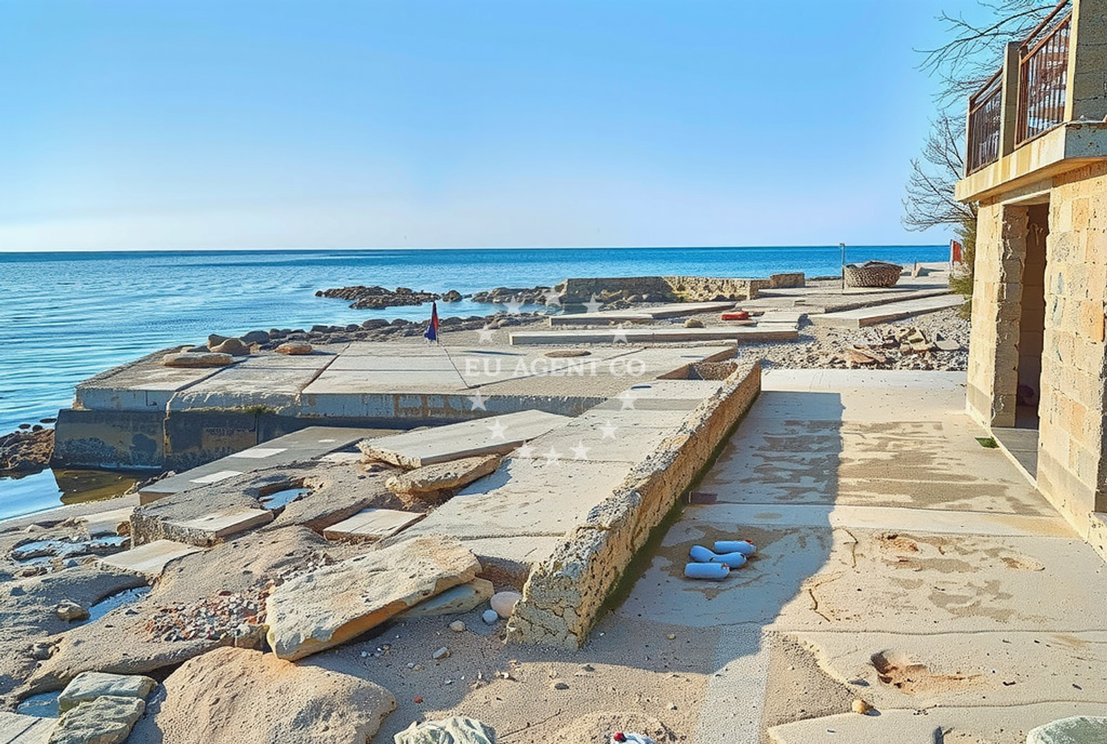 Sea and coastal view of Savudrija: beaches and coves (2) in Savudrija