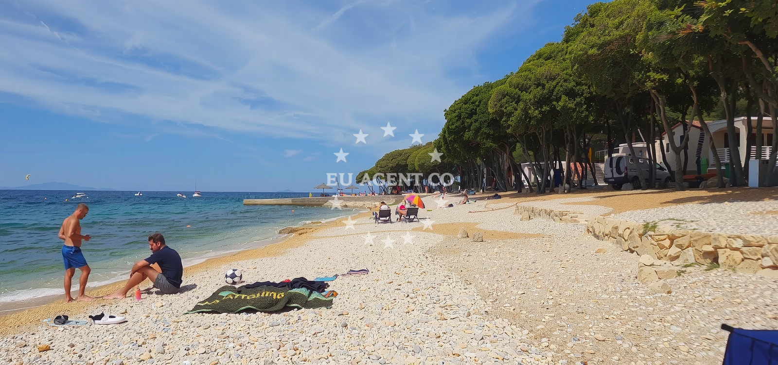 Additional view of Scare beach in 14 A-17, Gajac