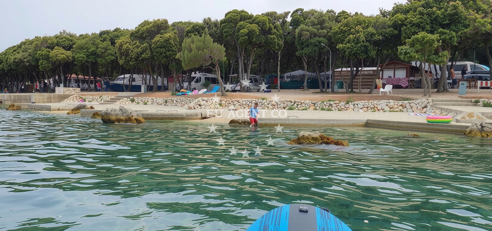 Additional view of Scare beach in 14 A-17, Gajac