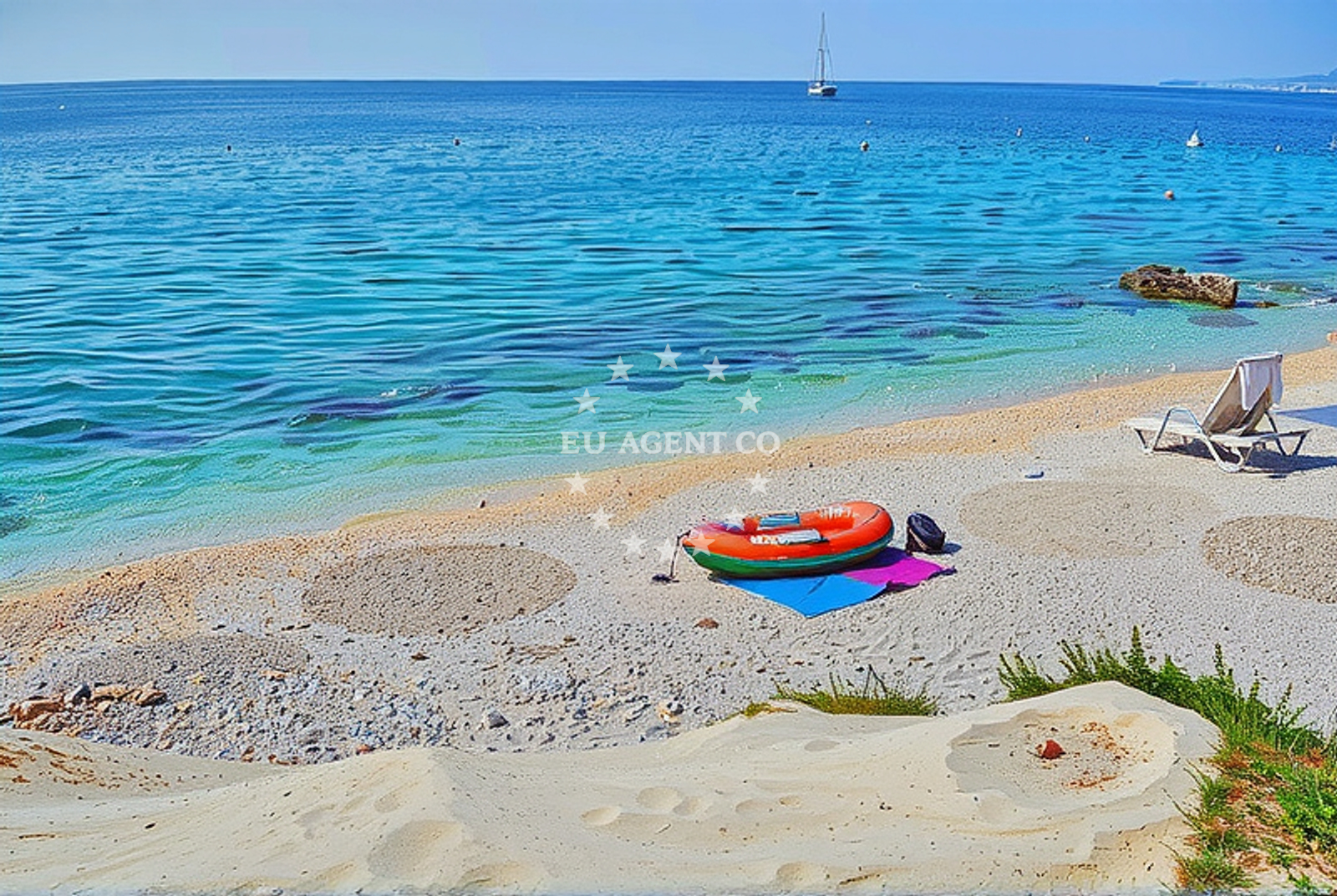 Additional view of Scare beach in 14 A-17, Gajac