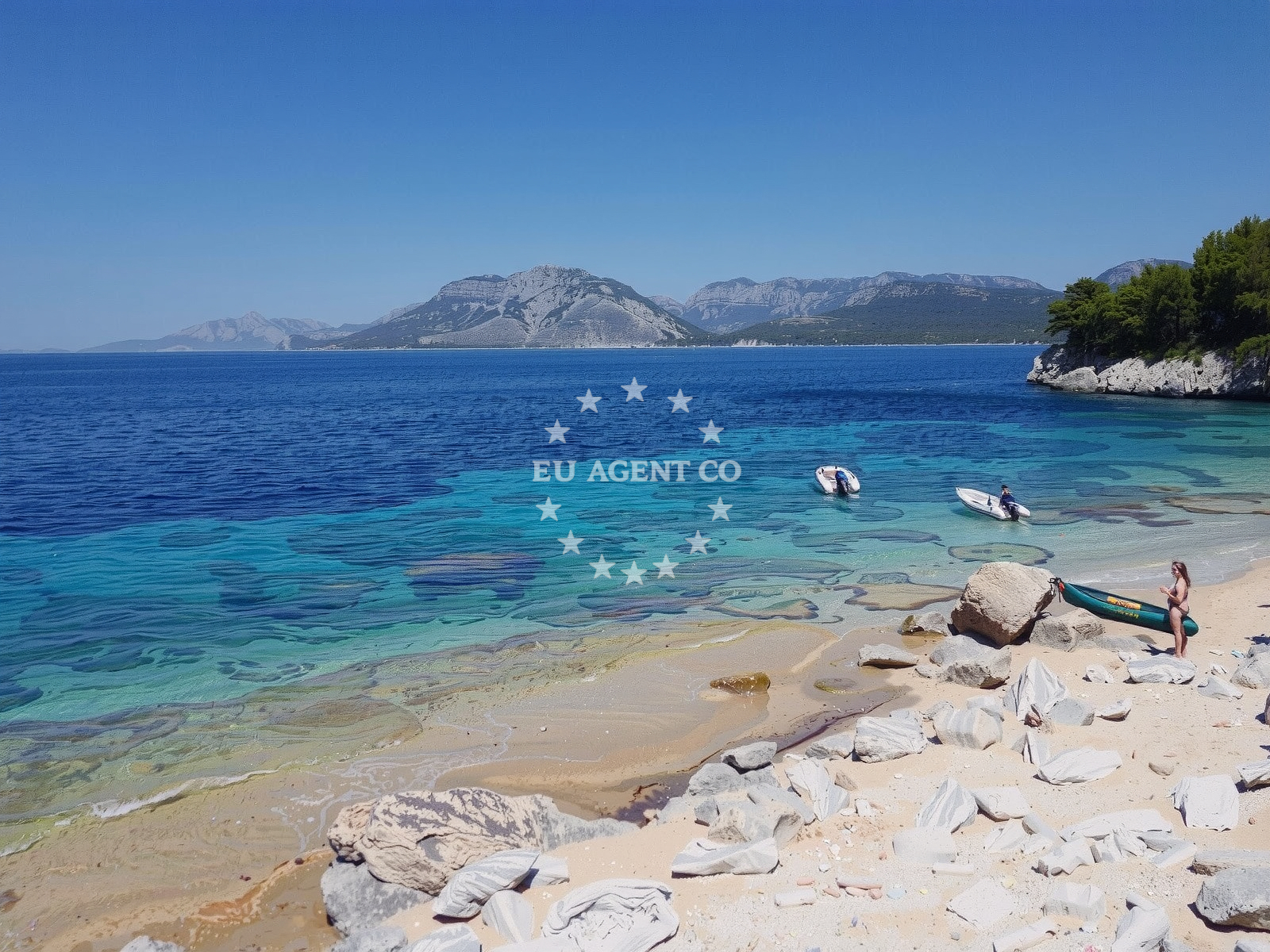 Overview of Secret Beach Zuljana in , Žuljana