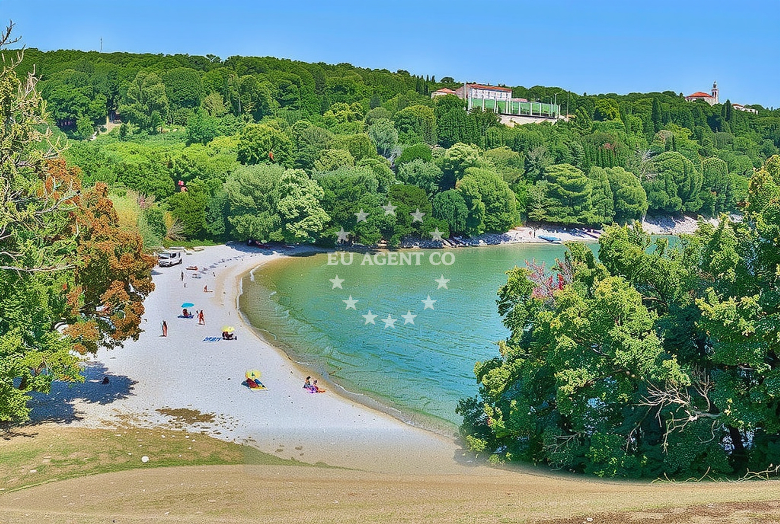 Sea and coastal view of Šegotići: beaches and coves (3) in Šegotići