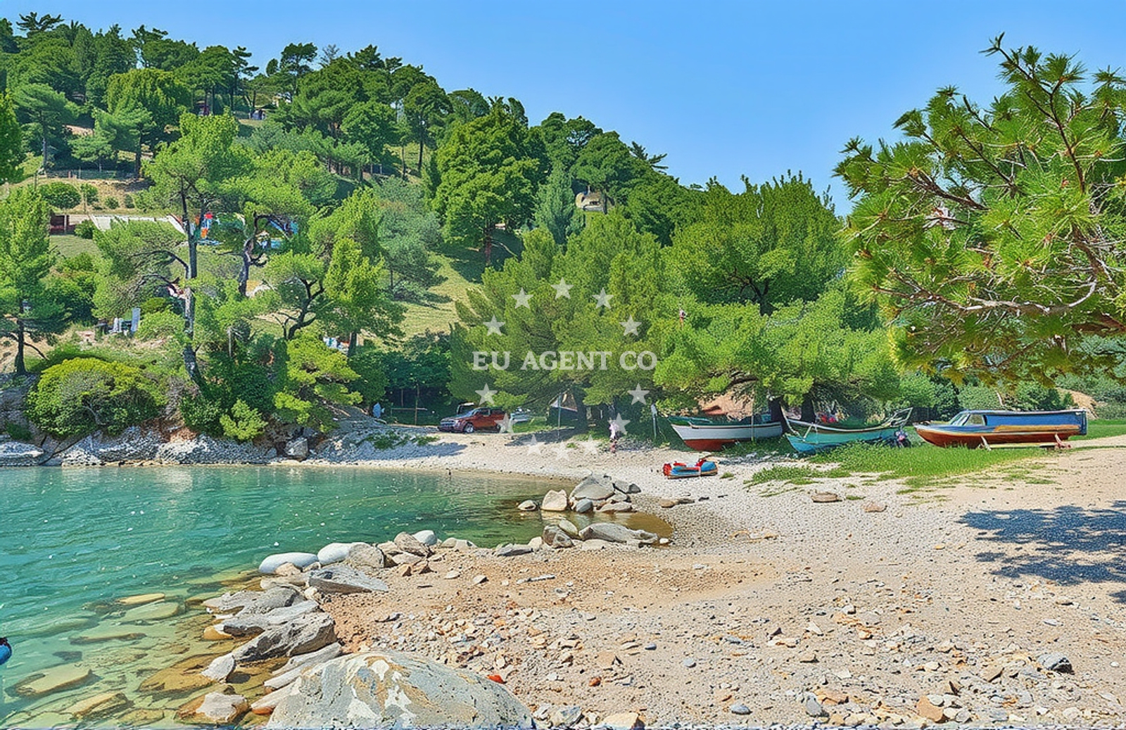 Additional view of Selca beach in , Bogomolje