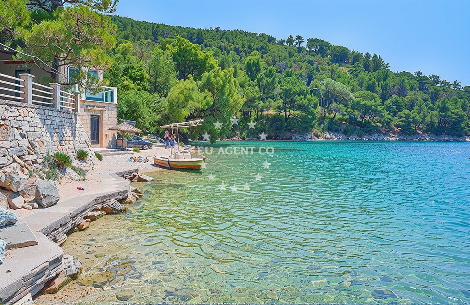 Additional view of Selca beach in , Bogomolje