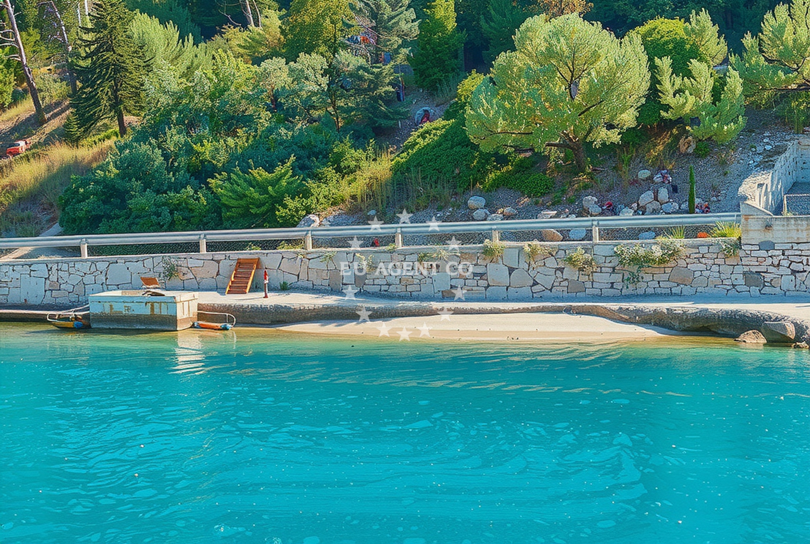 Shoreline and swimming area at Selca (Brač): beaches and coves (4) in Selca (Brač)