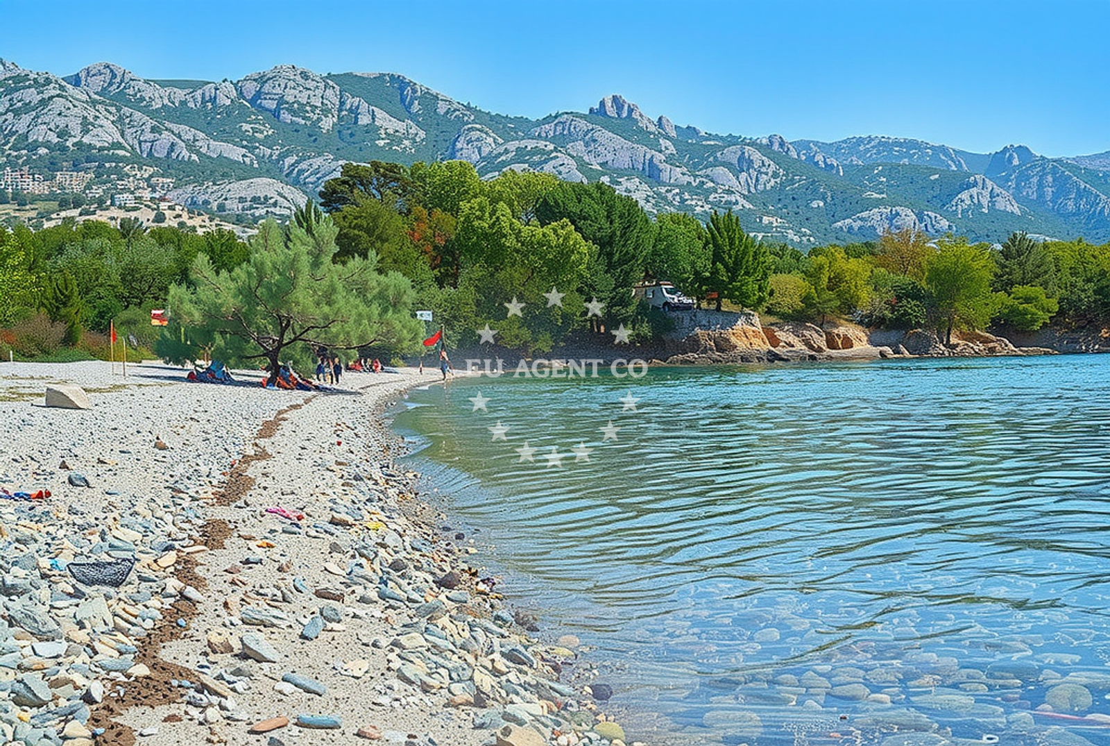 Beach facilities and surroundings at Seline: beaches and coves (9) in Seline