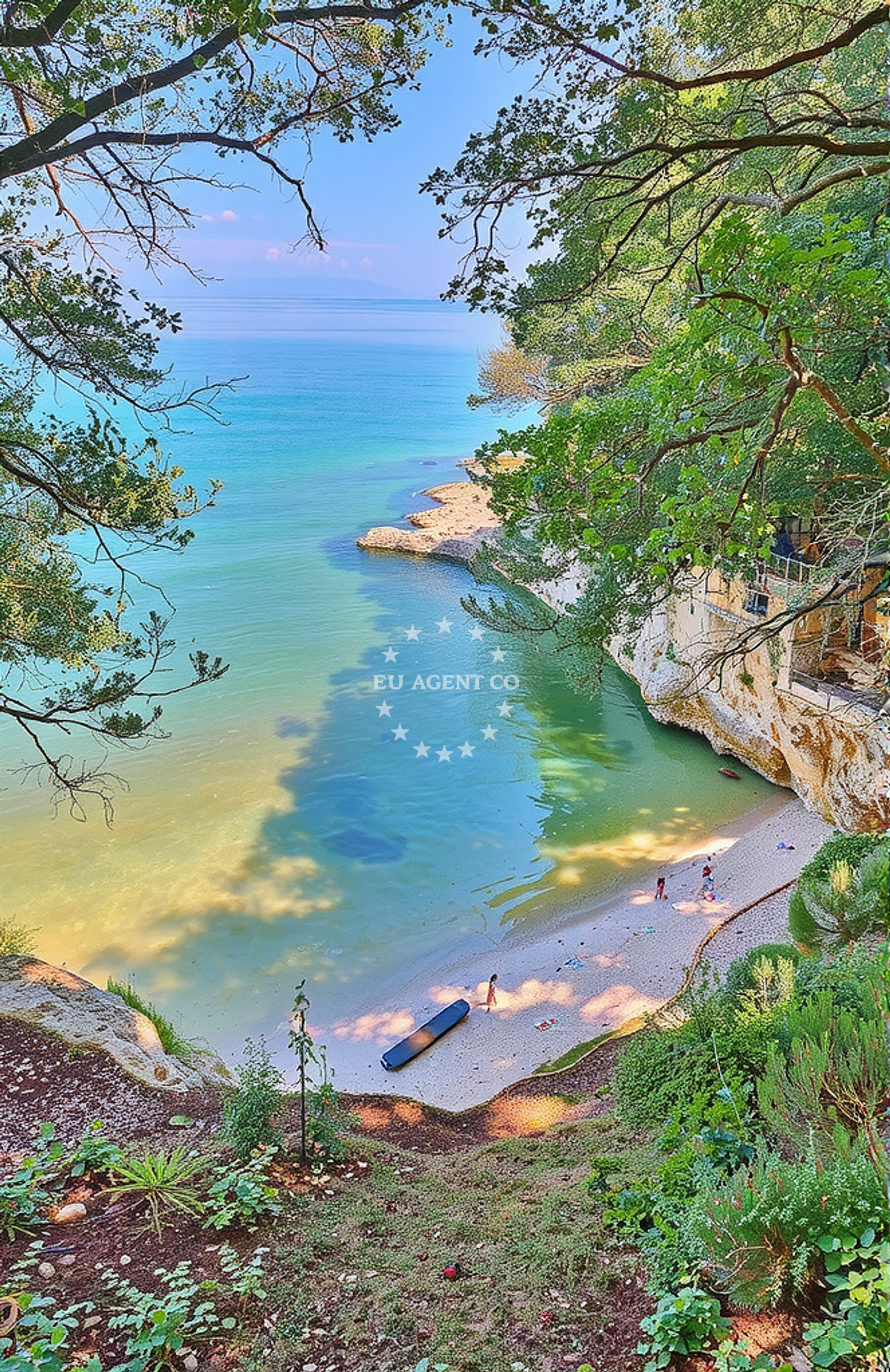 Shoreline and swimming area at Šeničina jug, Duga Luka Beach in Šeničina jug