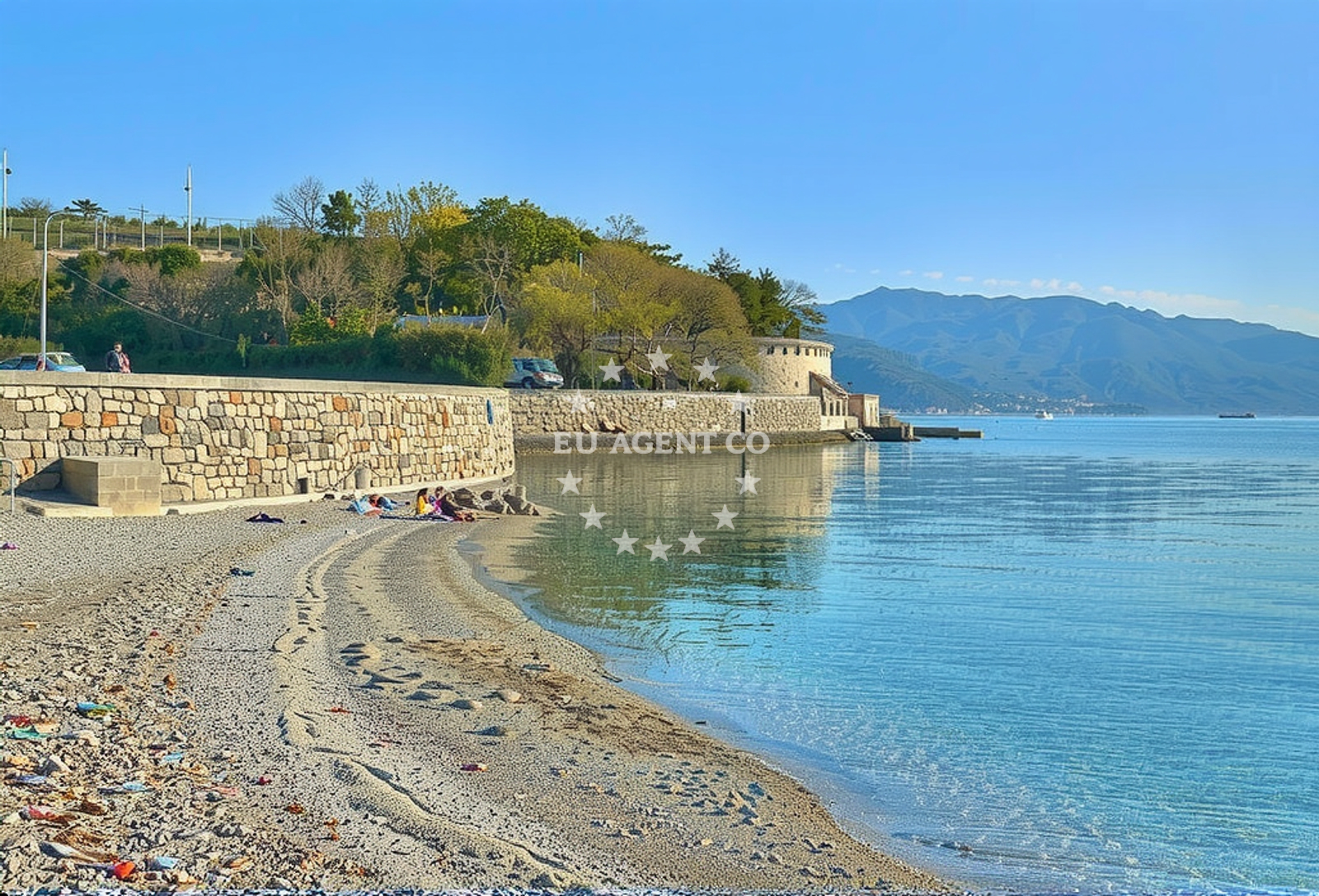 Additional view of Senj beach in Ul. Augusta Šenoe 19, Senj