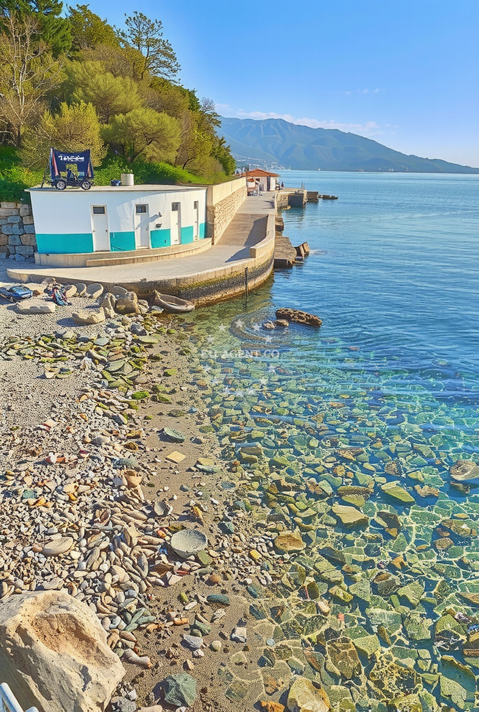Sea and coastal view of Senj: beaches and coves (8) in Senj