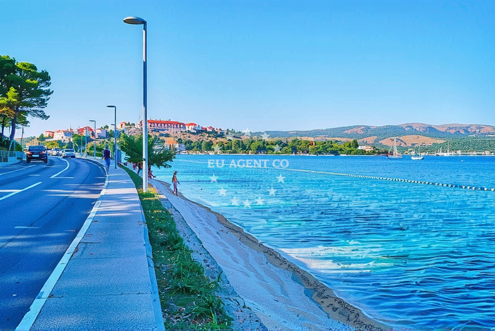 Additional view of Sepurina beach in Miline ulica 122, Rogoznica