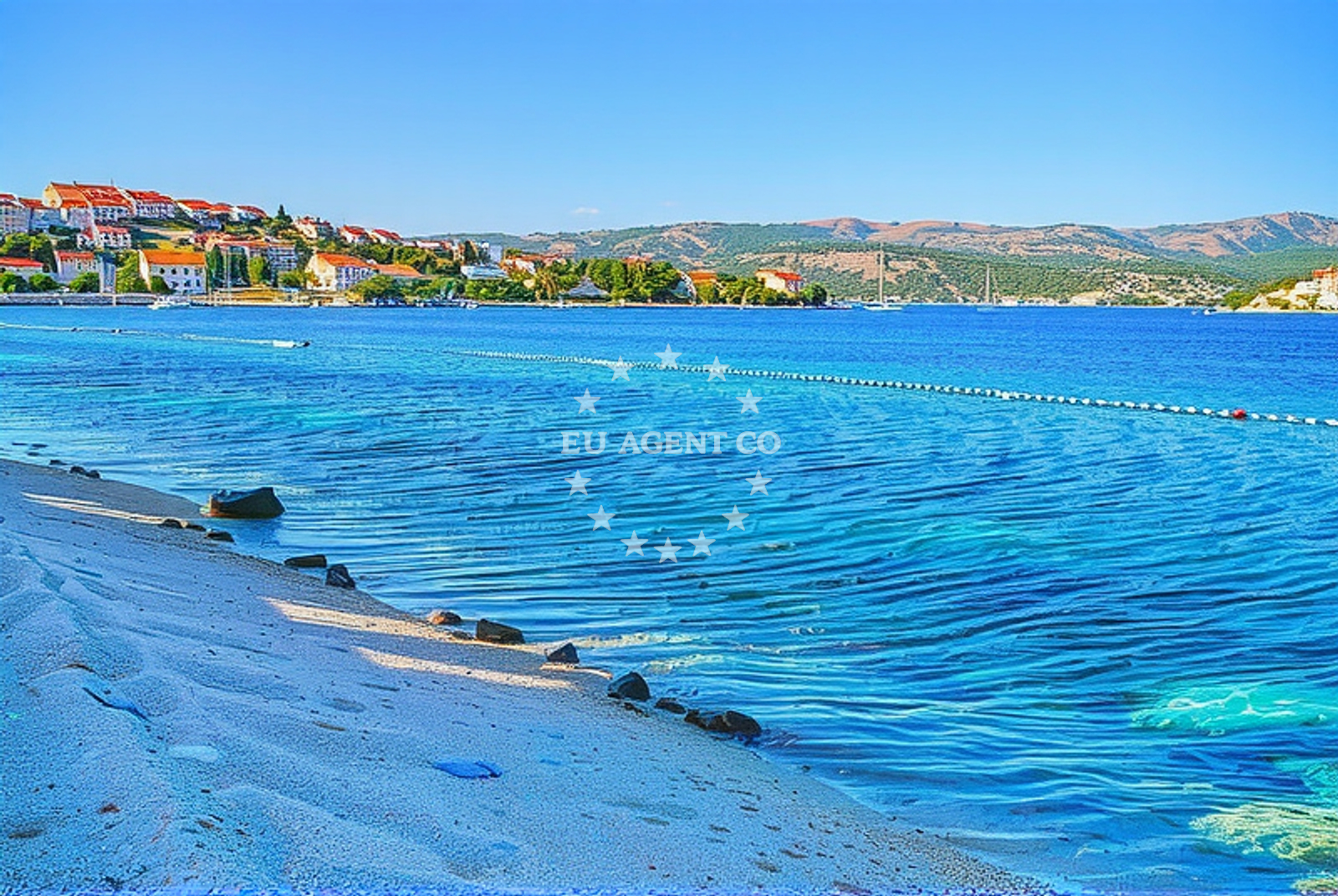 Additional view of Sepurina beach in Miline ulica 122, Rogoznica