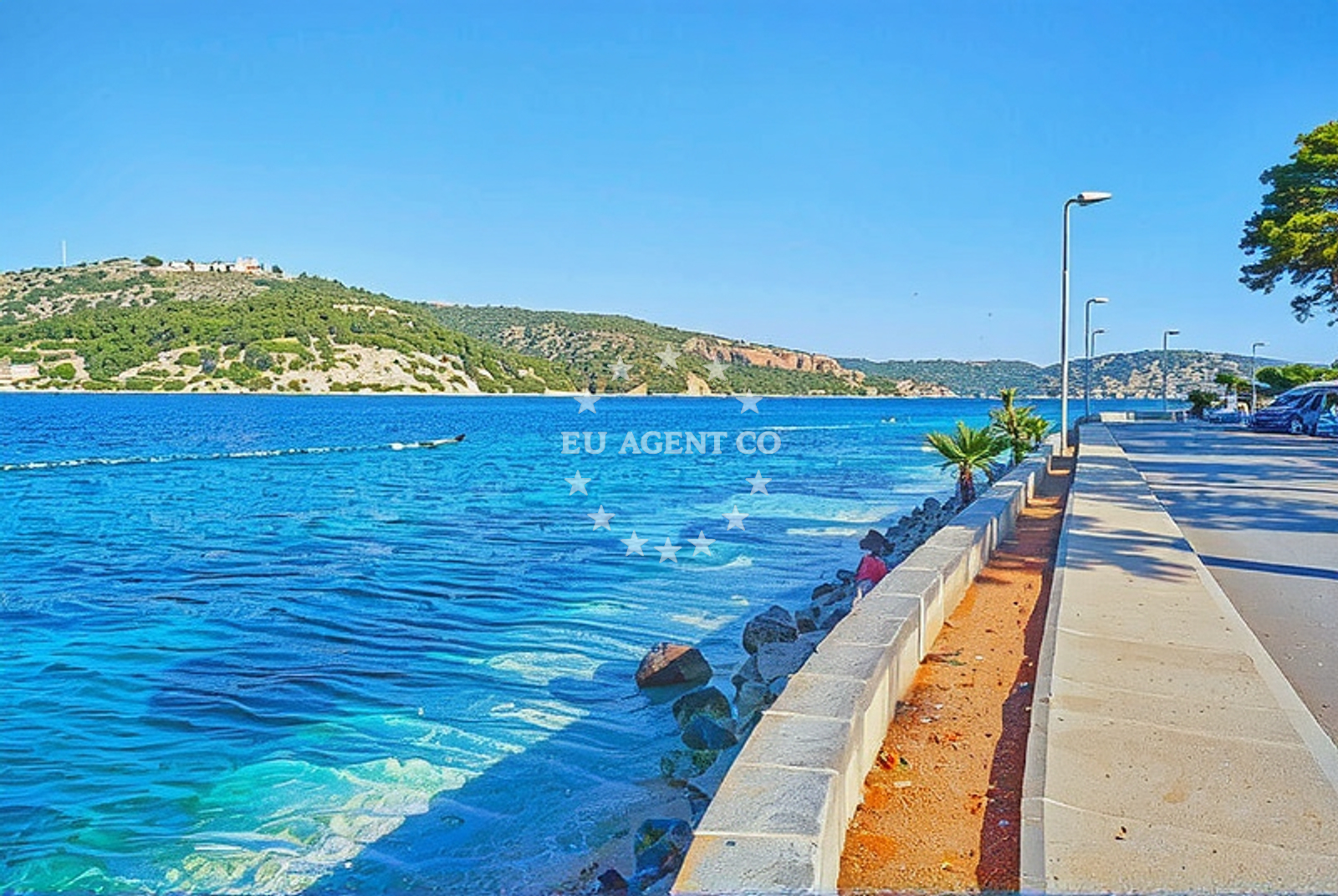 Additional view of Sepurina beach in Miline ulica 122, Rogoznica