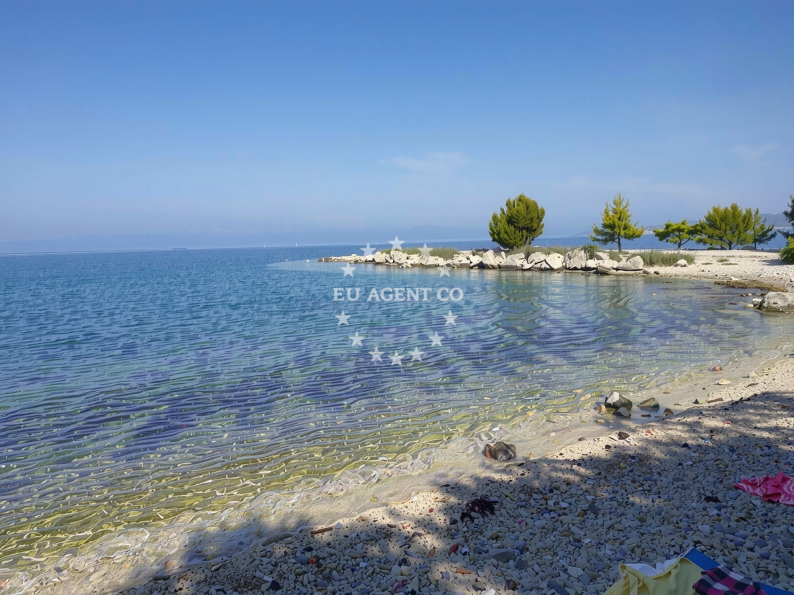 Overview of Sepurine beach in Punta VI , 4B, Zaton