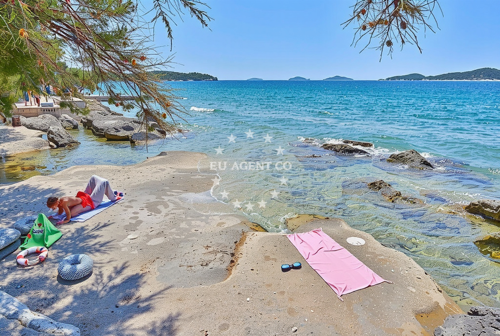 Sea and coastal view of Šepurine sjever 5, Prvić Šepurine (Prvić) Beach in Šepurine sjever 5