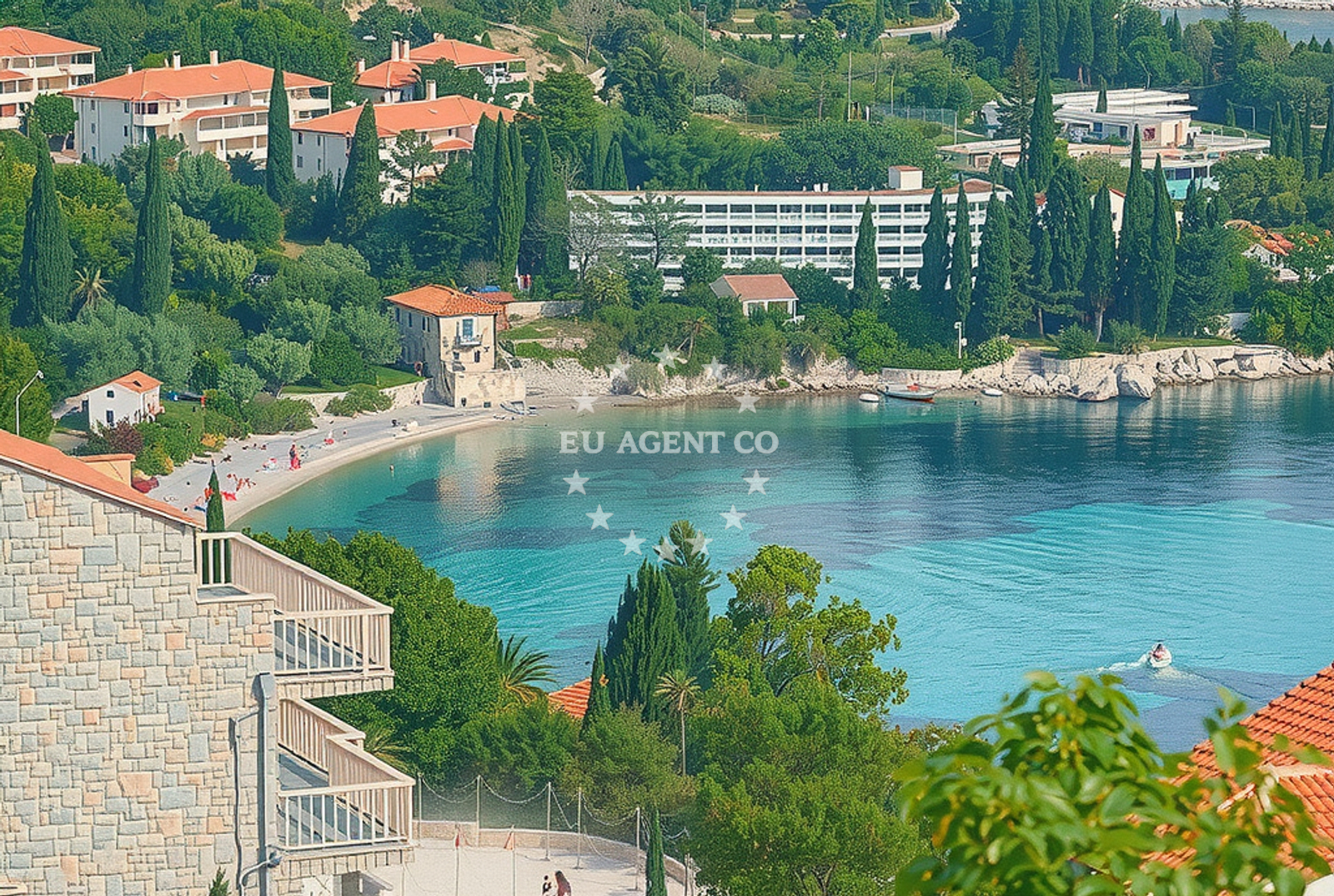 Additional view of Siba beach in Soline 16, Mlini