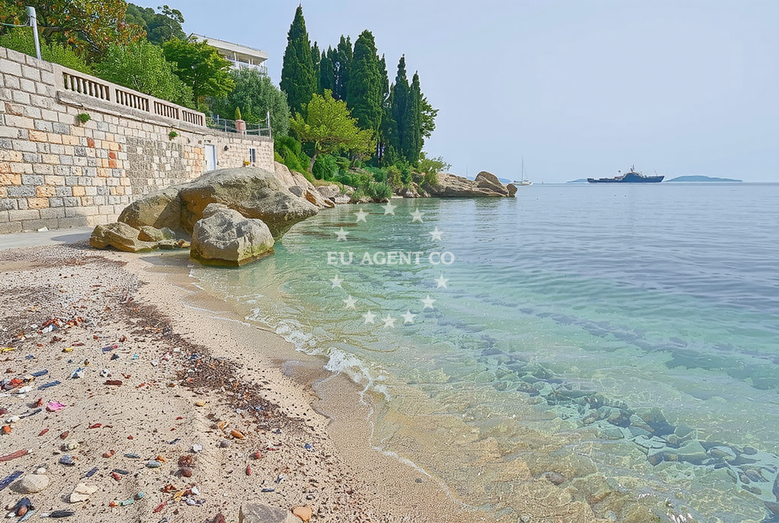 Additional view of Siba beach in Soline 16, Mlini