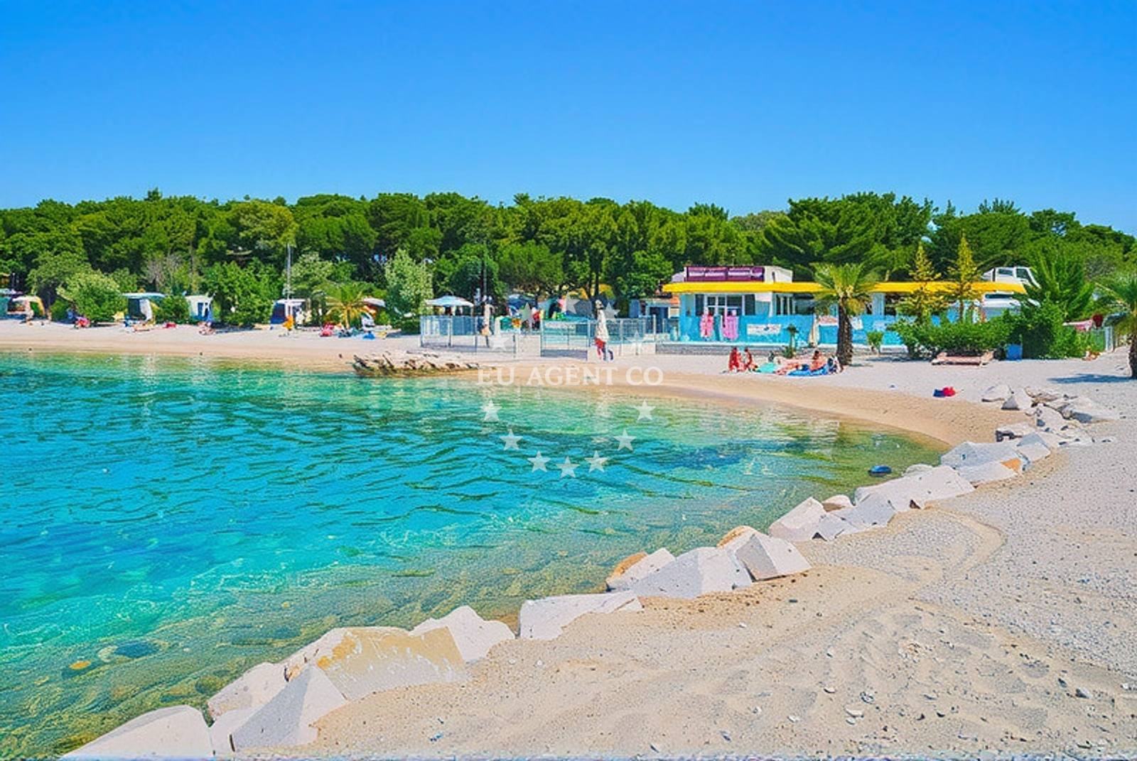 Shoreline and swimming area at Šibenik: beaches and coves (34) in Šibenik