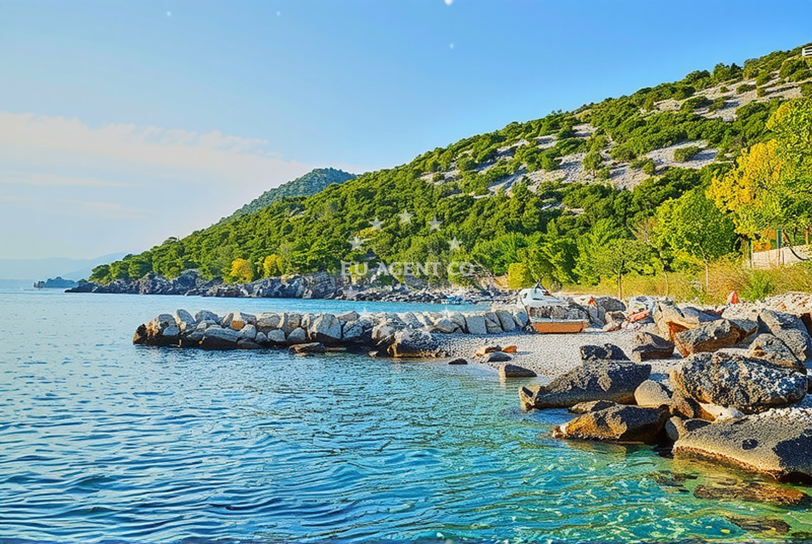 Beach facilities and surroundings at Sibinj Krmpotski: beaches and coves (3) in Sibinj Krmpotski