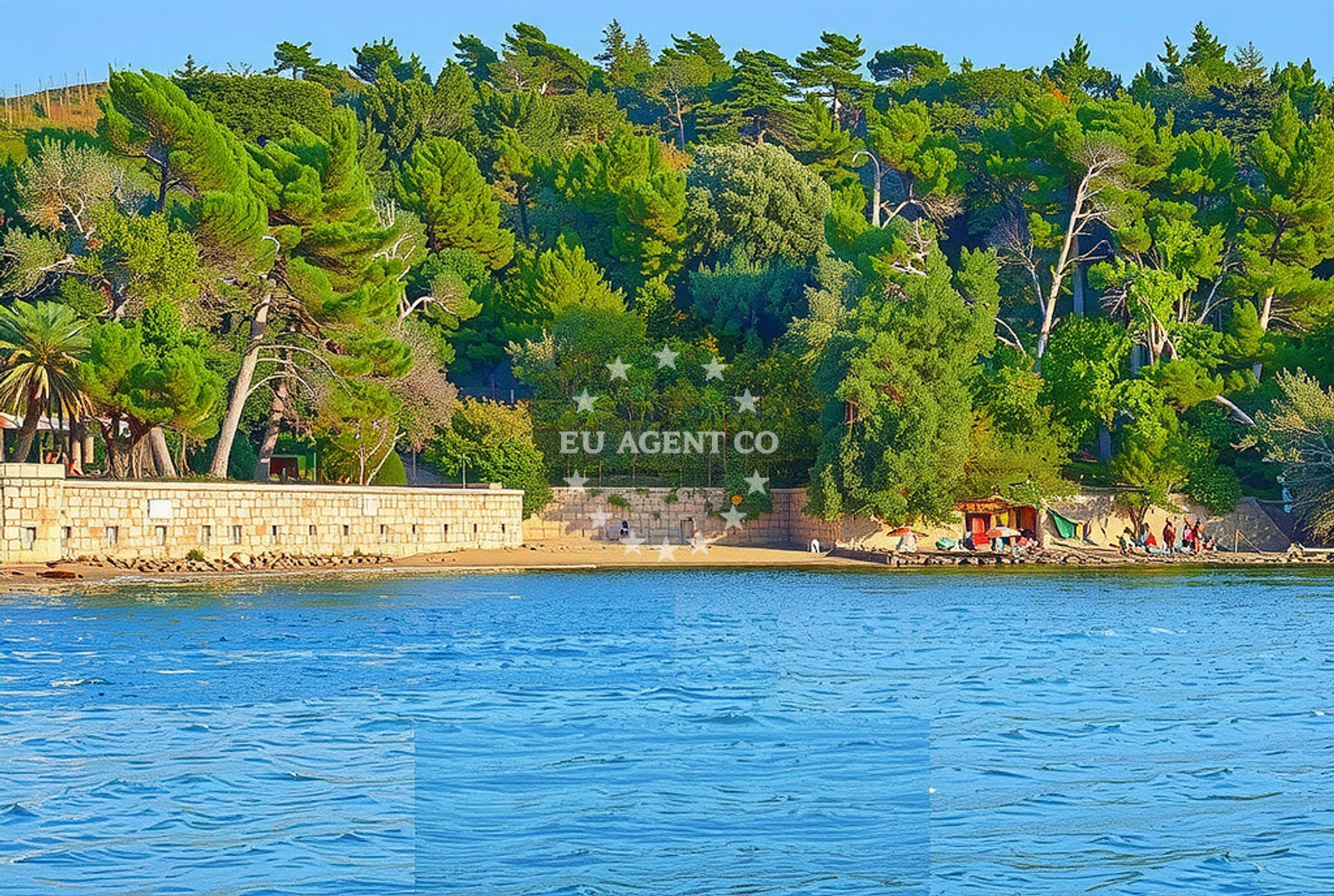 Additional view of Siće jug, Lopar (Rab) Beach in Siće jug