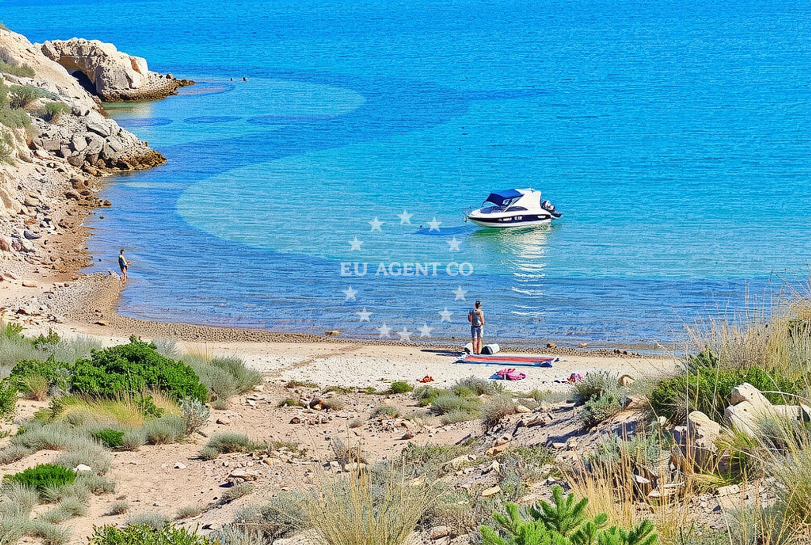 Additional view of Šilo jug, Lopar (Rab) Beach in Šilo jug