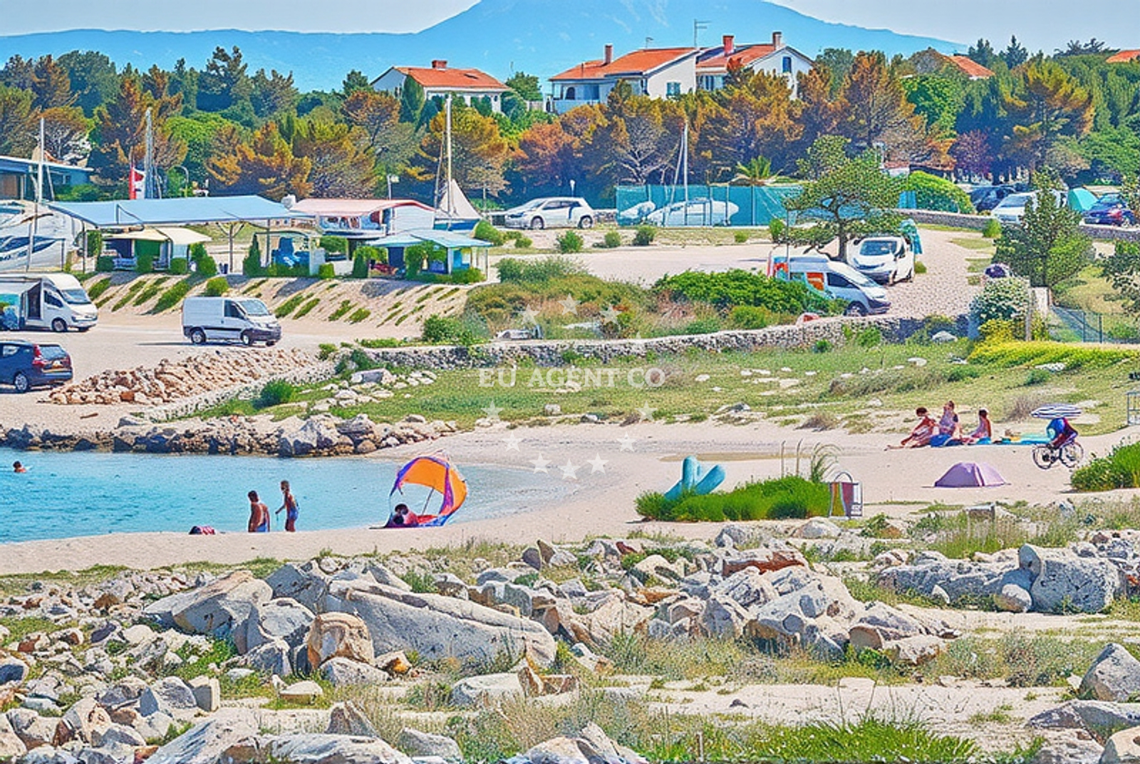 Additional view of Silo a bay beach in 12 Ulica Sveti Mikul, Šilo
