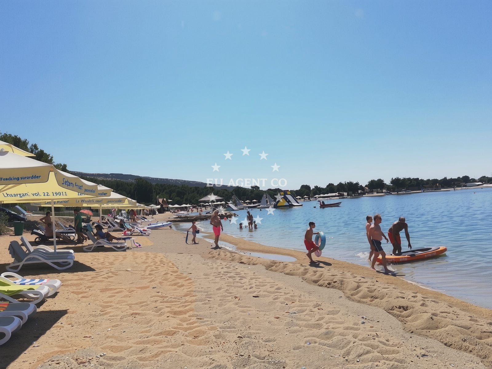 Additional view of Simuni beach in šimuni, Šimuni