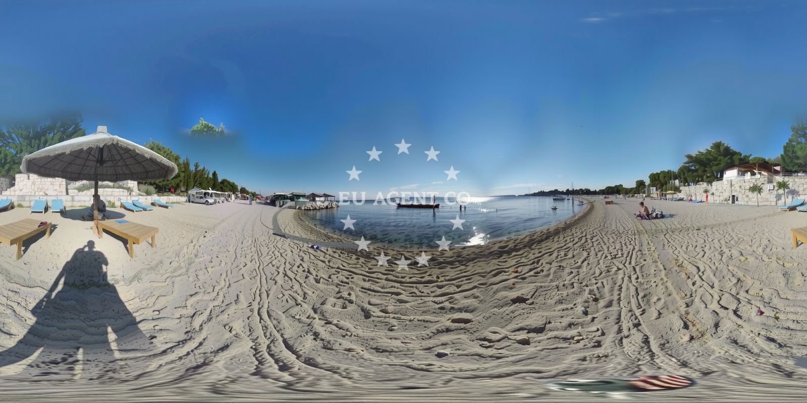 Additional view of Simuni beach in šimuni, Šimuni