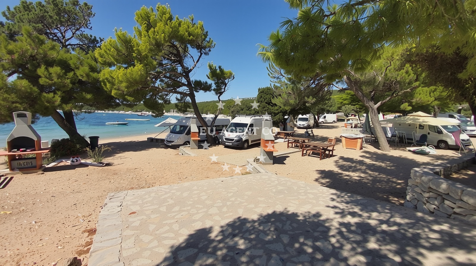 Additional view of Simuni beach in šimuni, Šimuni