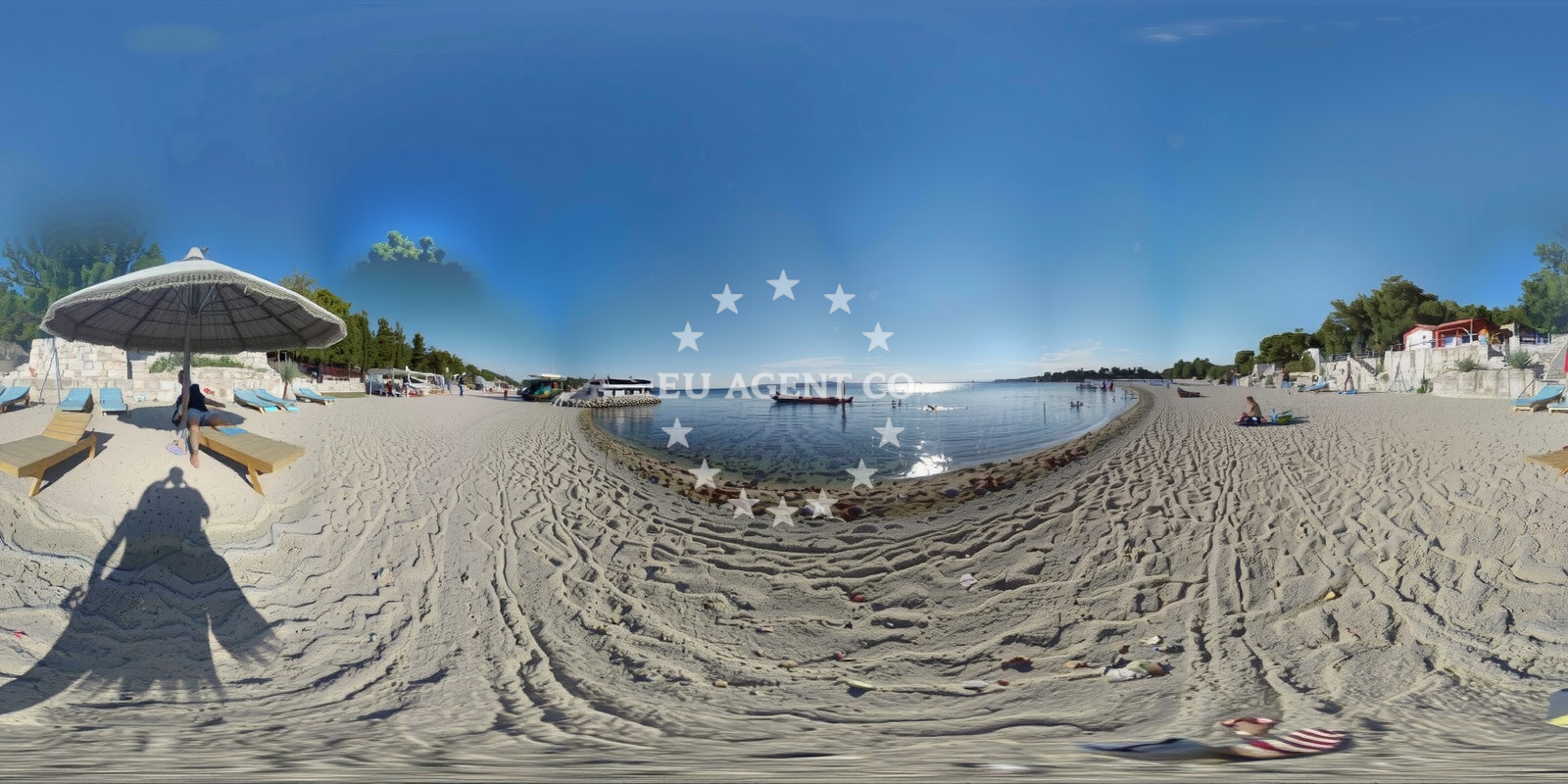 Additional view of Simuni beach in šimuni, Šimuni