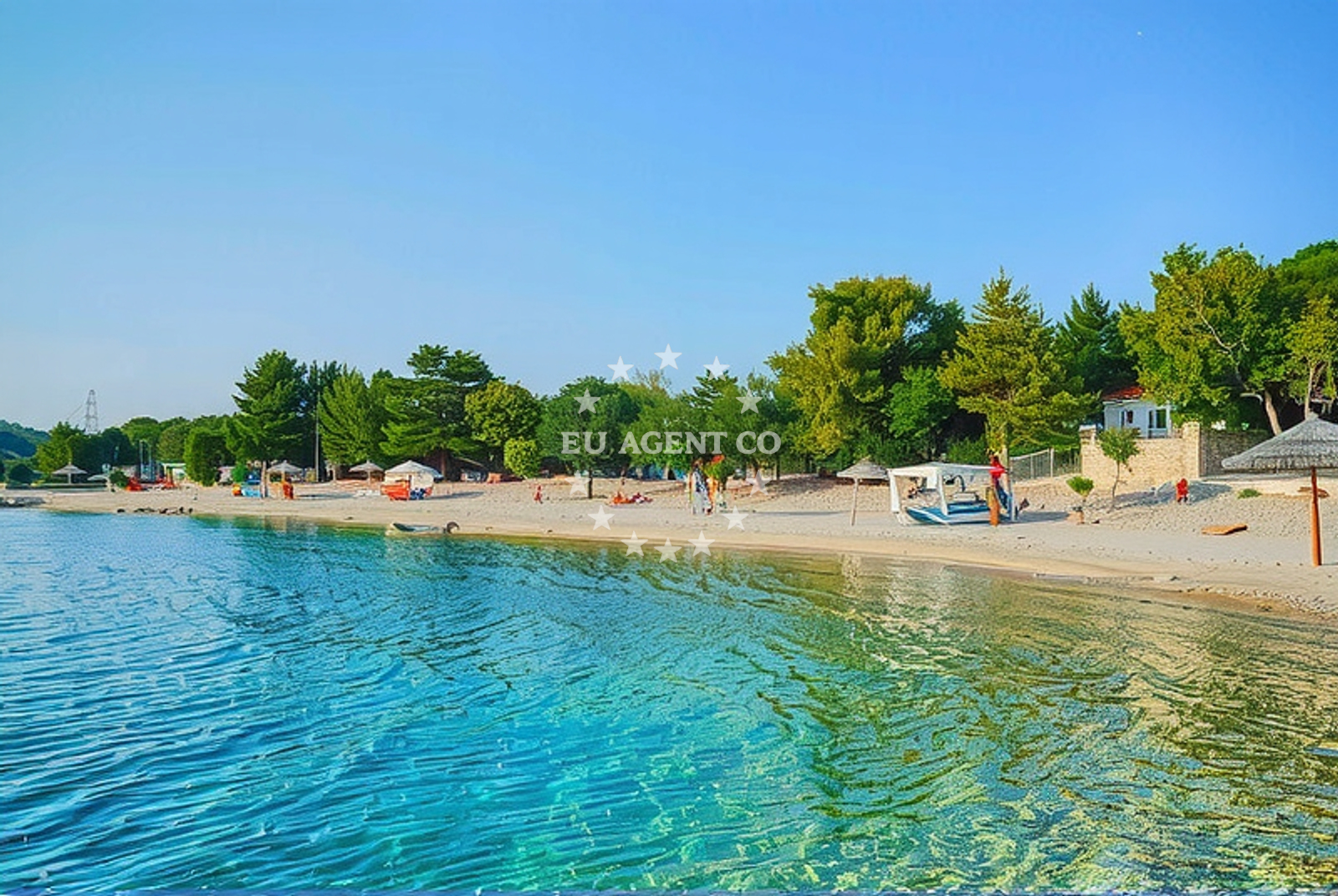 Additional view of Simuni beach in šimuni, Šimuni