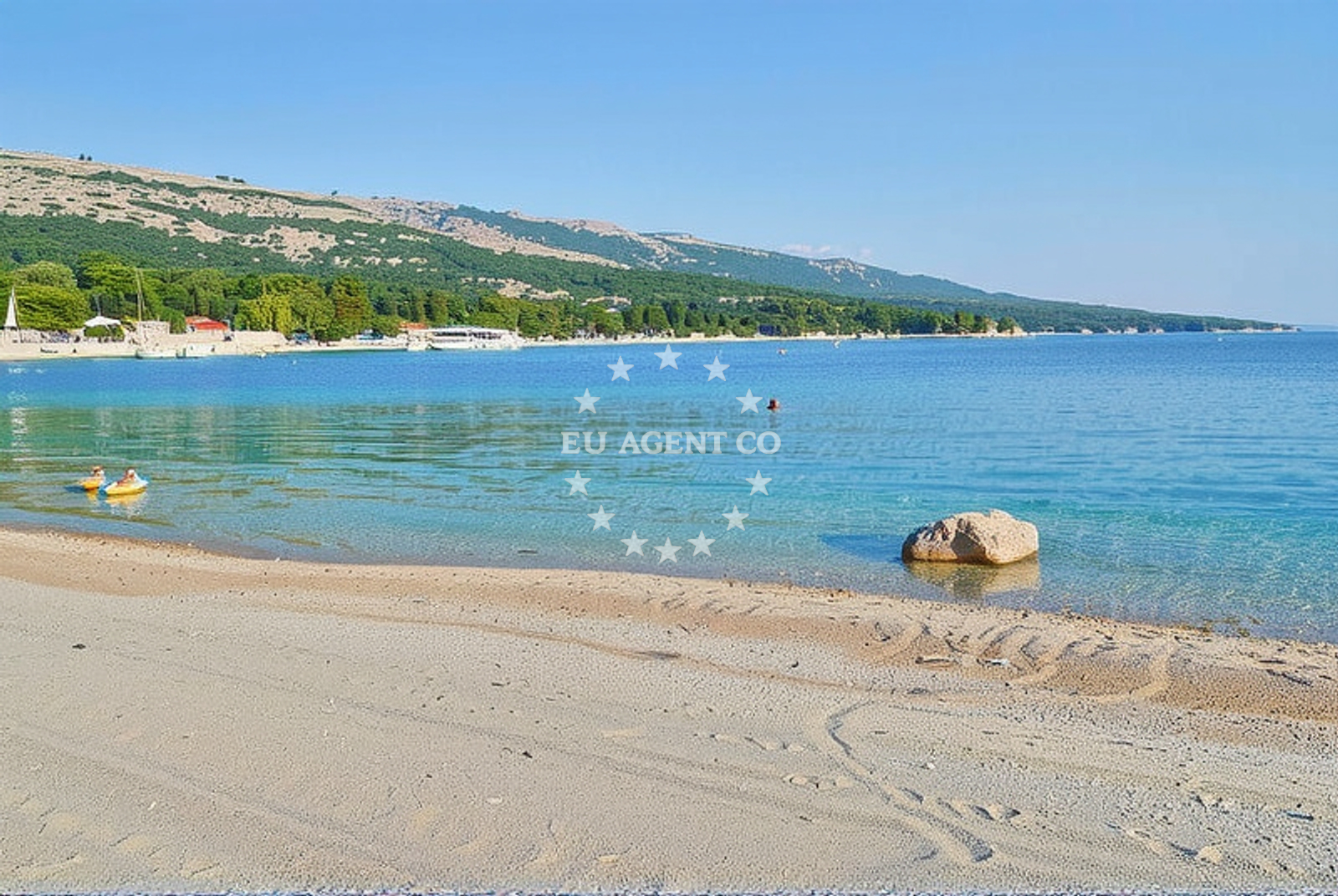 Additional view of Simuni beach in šimuni, Šimuni
