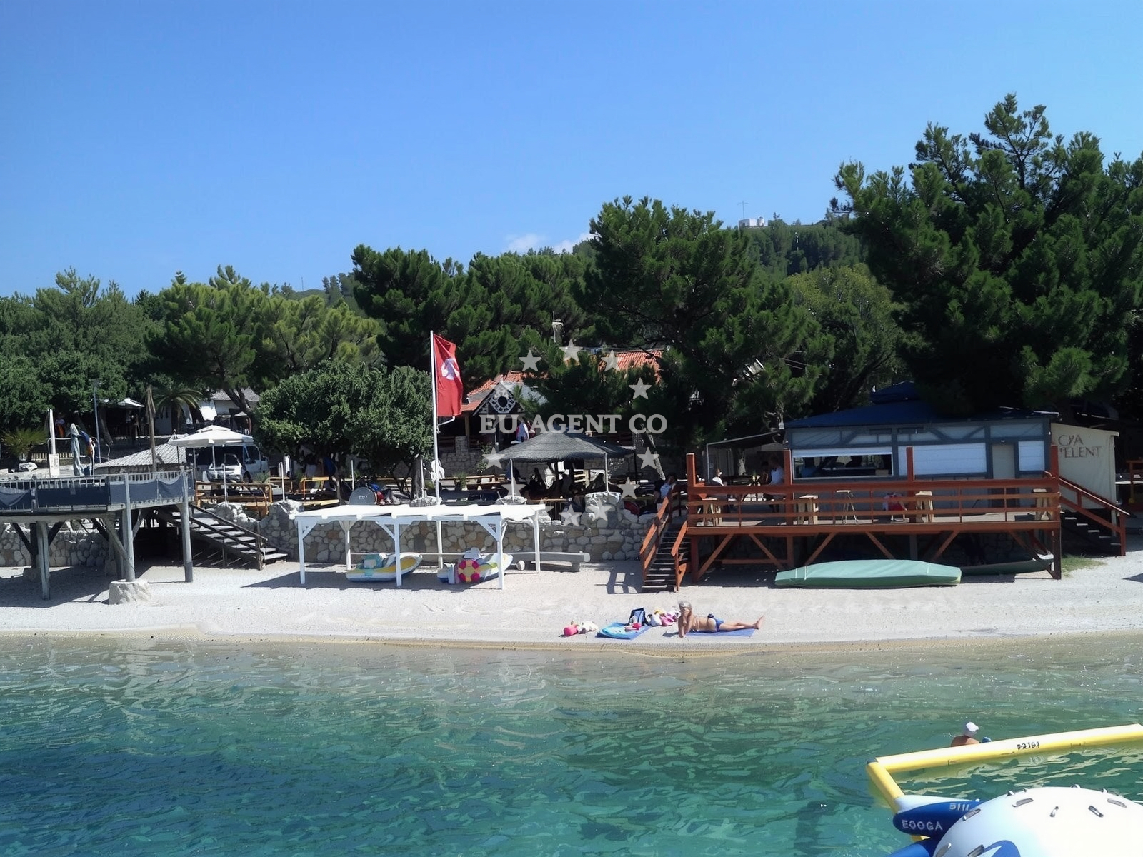 Sea and coastal view of Simuni II beach