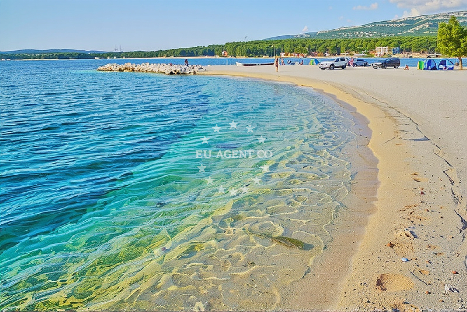 Beach facilities and surroundings at Šimuni (Pag): beaches and coves (9) in Šimuni (Pag)