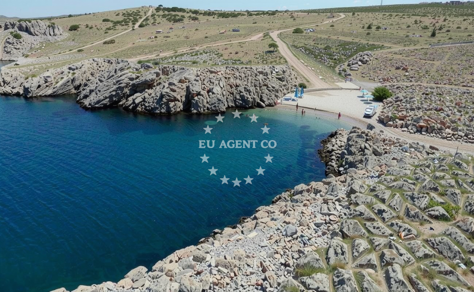 Additional view of Sipa beach in 5 Drage, Vinjerac