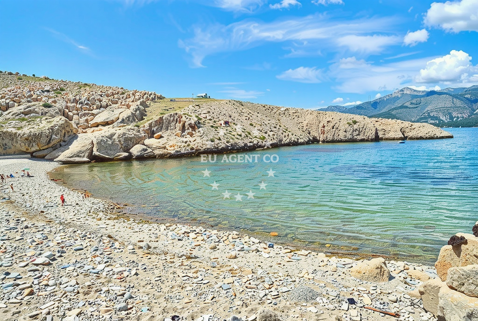 Additional view of Sipa beach in 5 Drage, Vinjerac