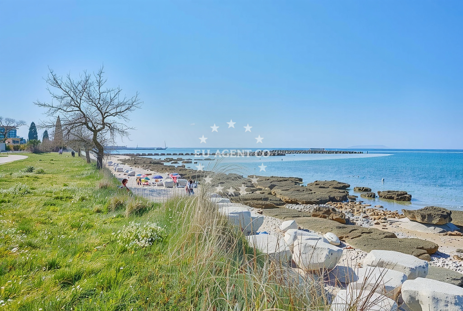 Sea and coastal view of Sipar (FKK), Katoro Beach in Sipar (FKK)