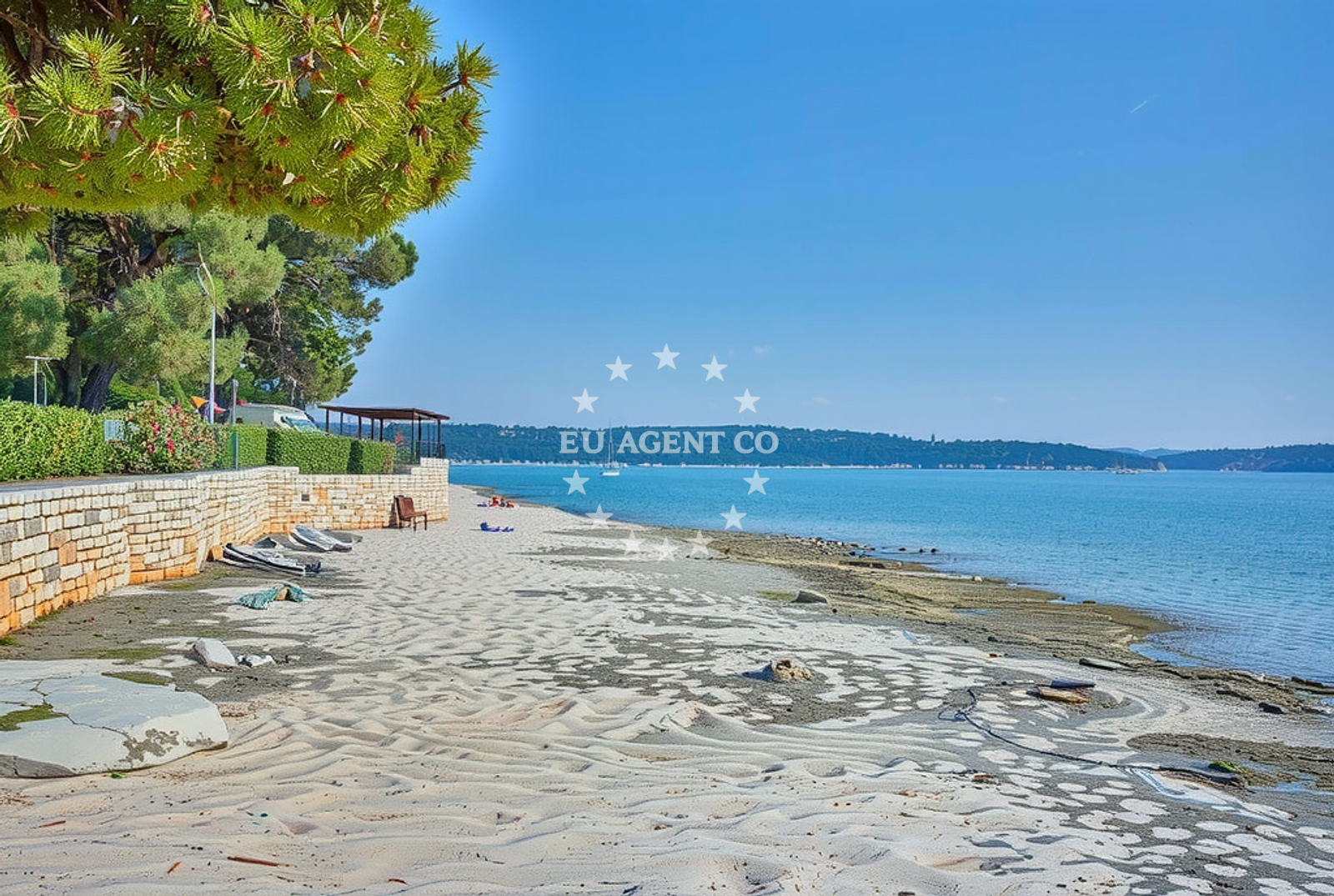 Additional view of Sirena, Novigrad (Istarska županija) Beach in Sirena