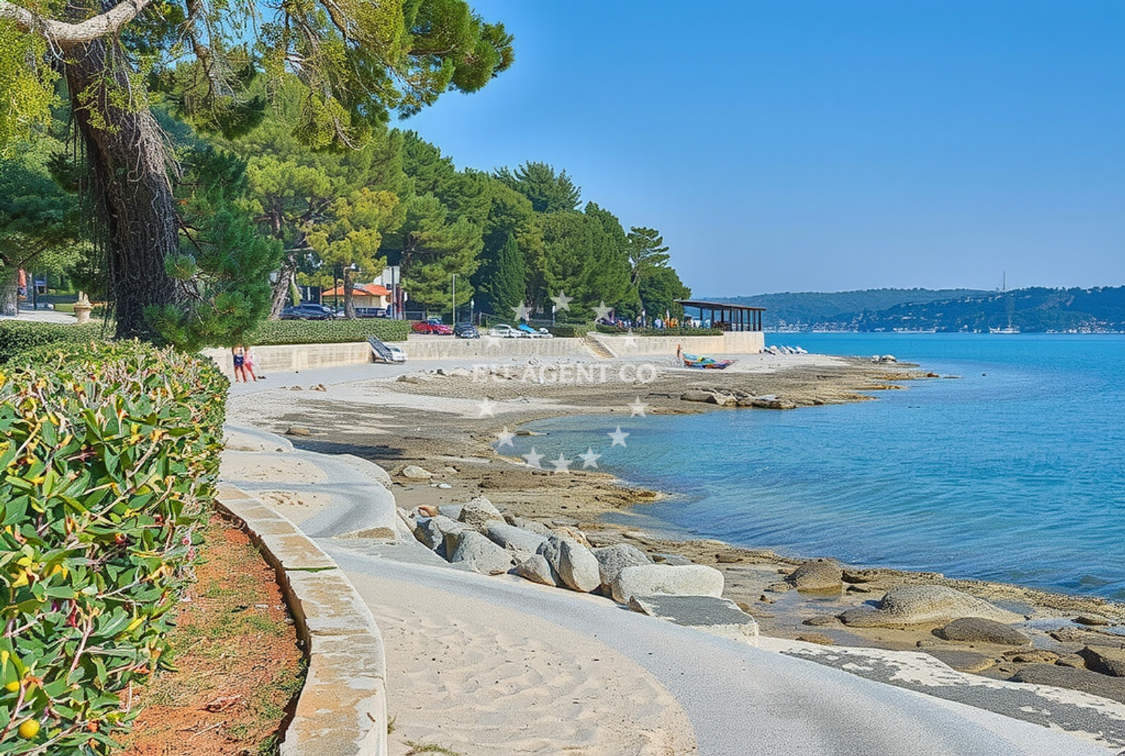 Additional view of Sirena, Novigrad (Istarska županija) Beach in Sirena
