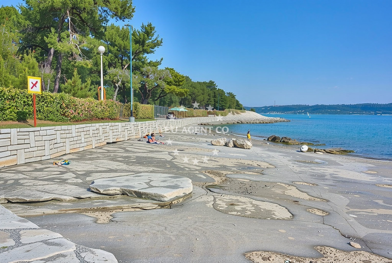 Additional view of Sirena, Novigrad (Istarska županija) Beach in Sirena