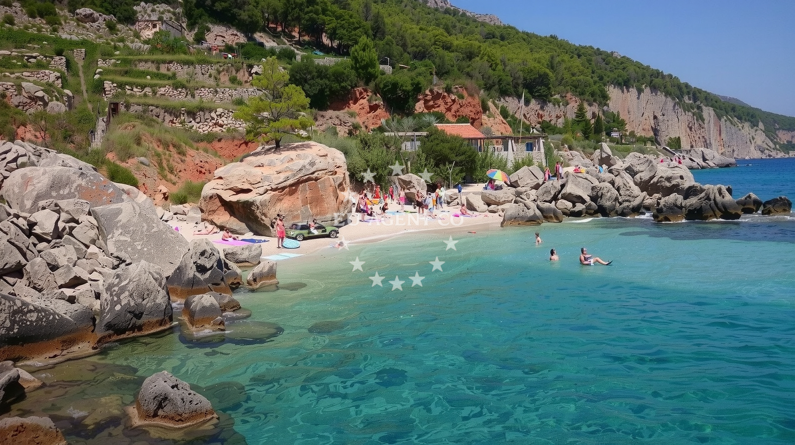 Beach facilities and surroundings at Skala beach in PUT MORA STORI 43, Sveta Nedelja