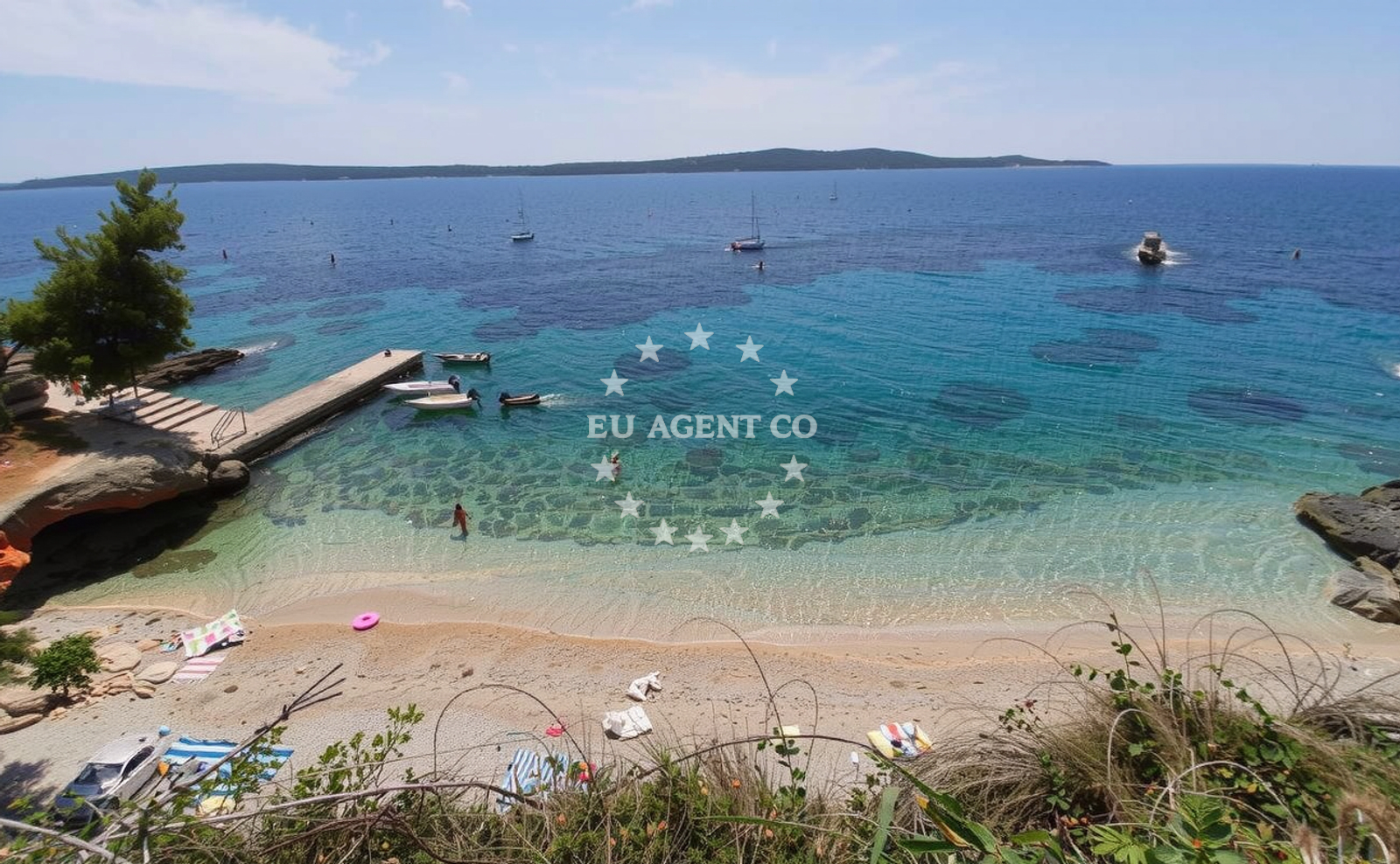 Additional view of Skalinada beach in , Jelsa