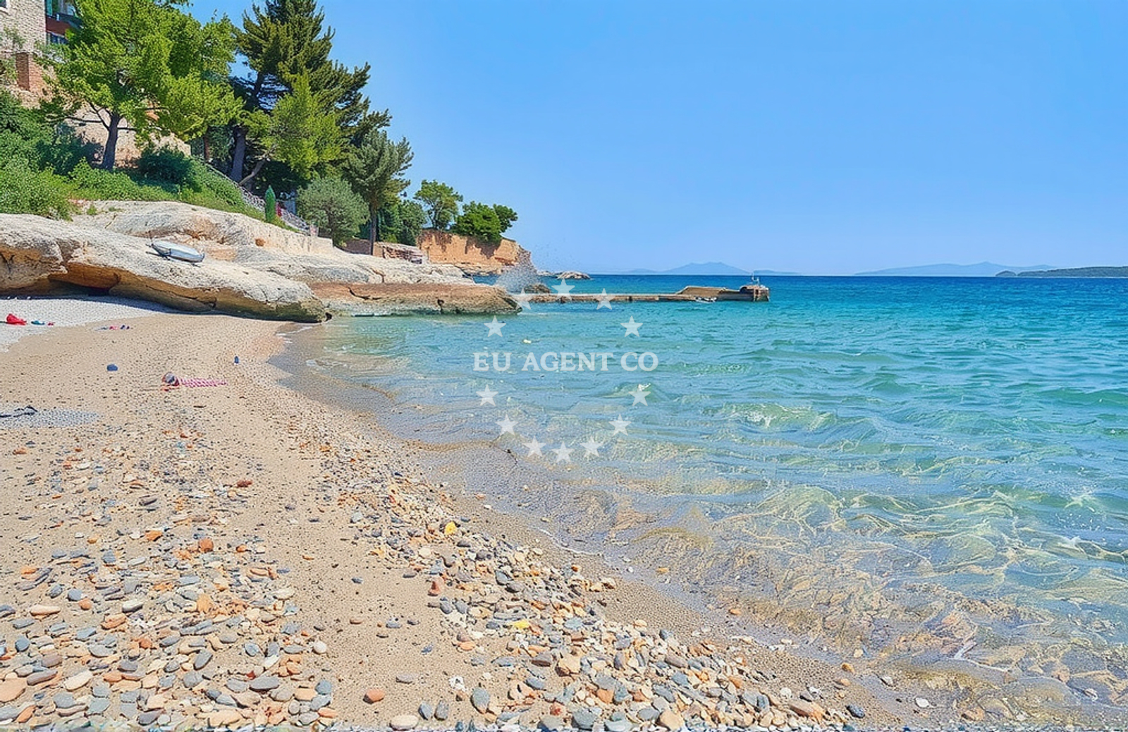 Additional view of Skalinada beach in , Jelsa