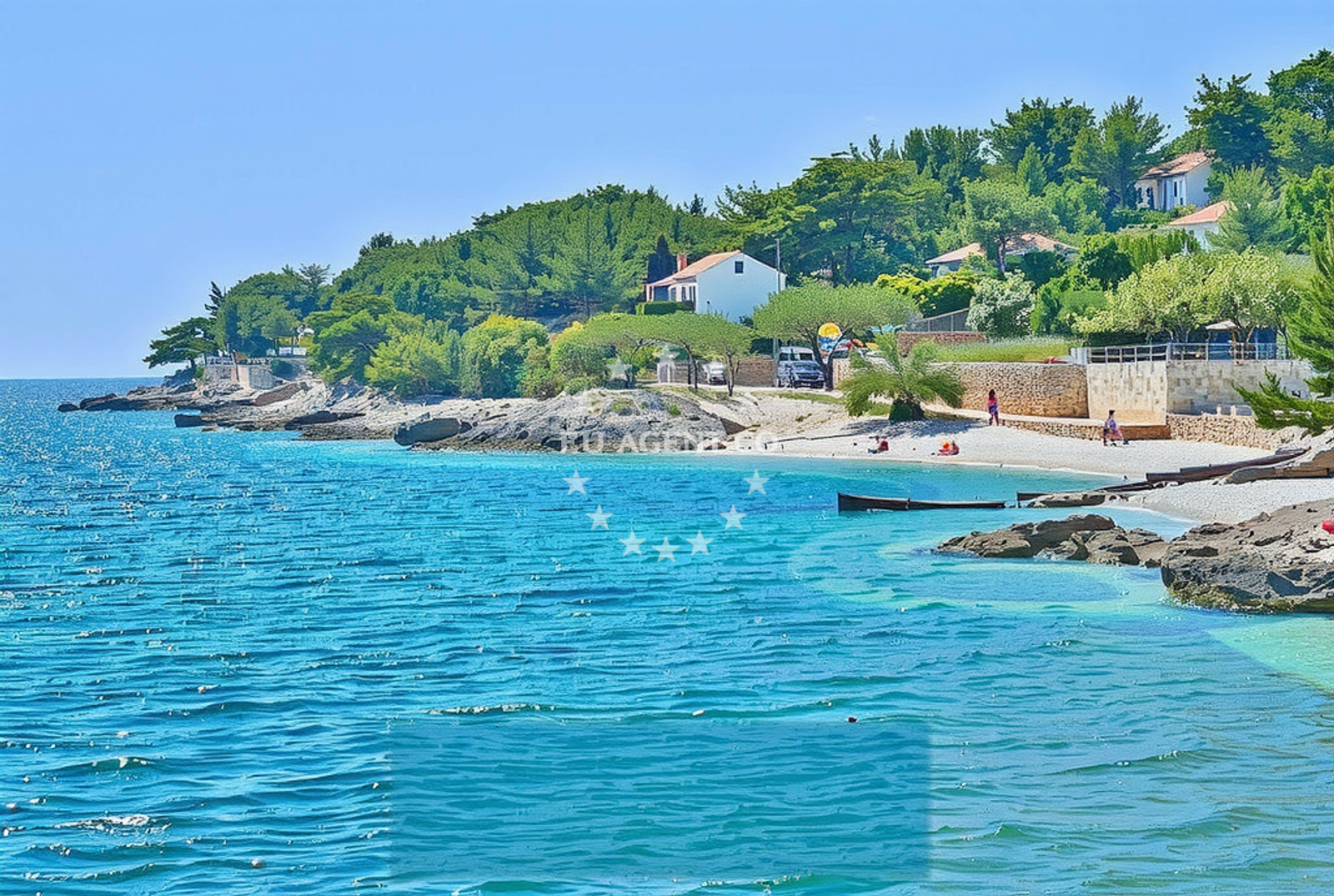 Additional view of Skalinada beach in , Jelsa