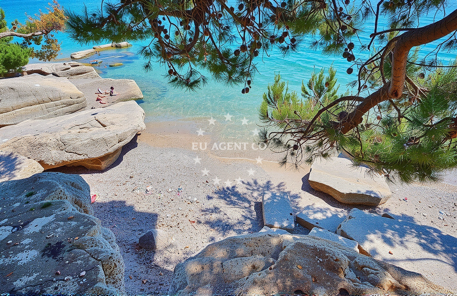 Additional view of Skalinada beach in , Jelsa